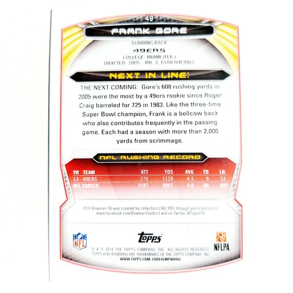 San Francisco 49ers 6 Card Lot - FTBL [28_21] - Picture 11 of 13